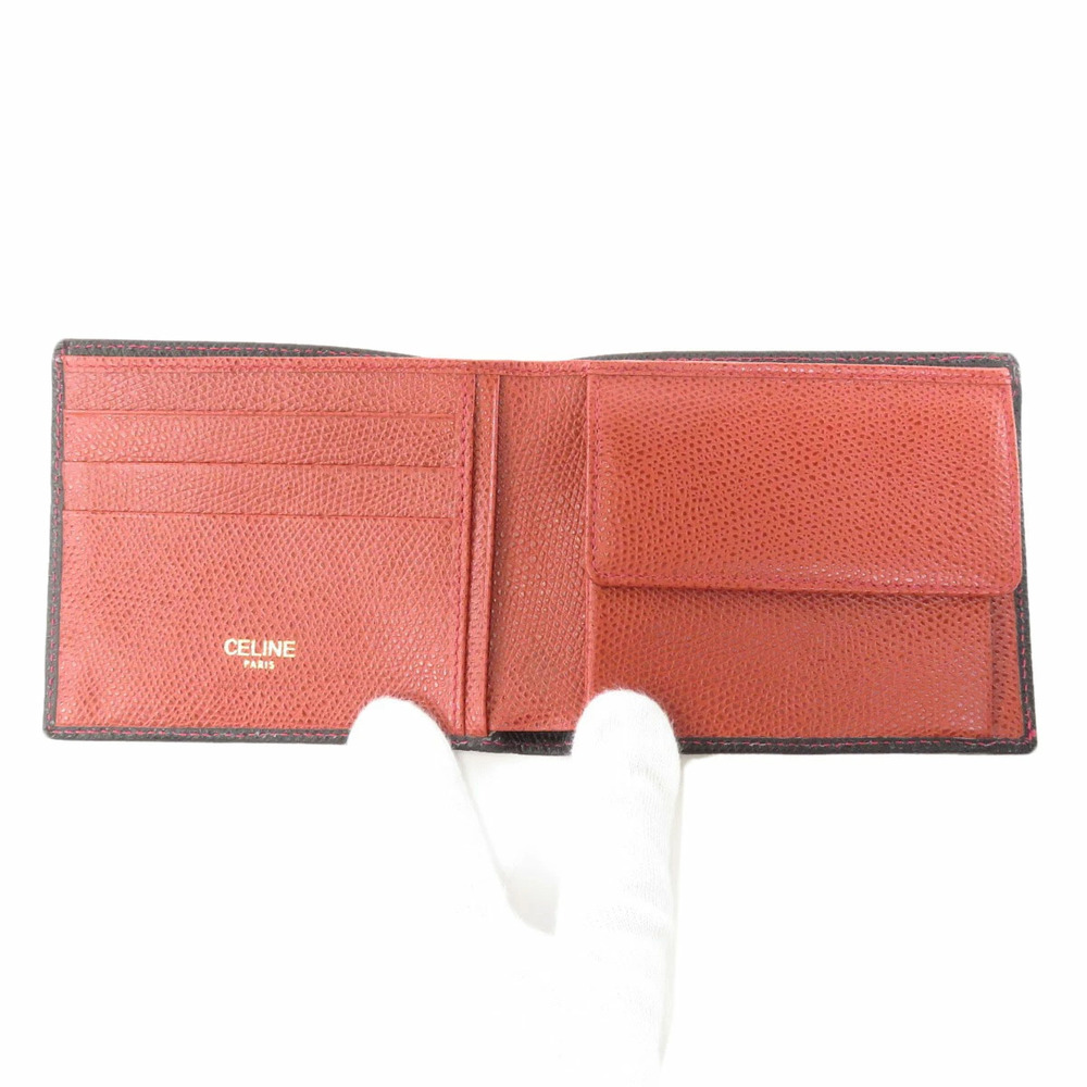 Celine embossed bi fold Wallet leather - Picture 4 of 6